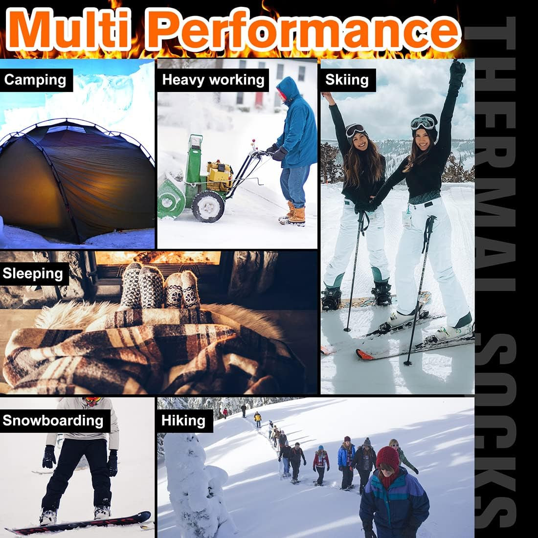 Thermal Socks for Men & Women for Winter